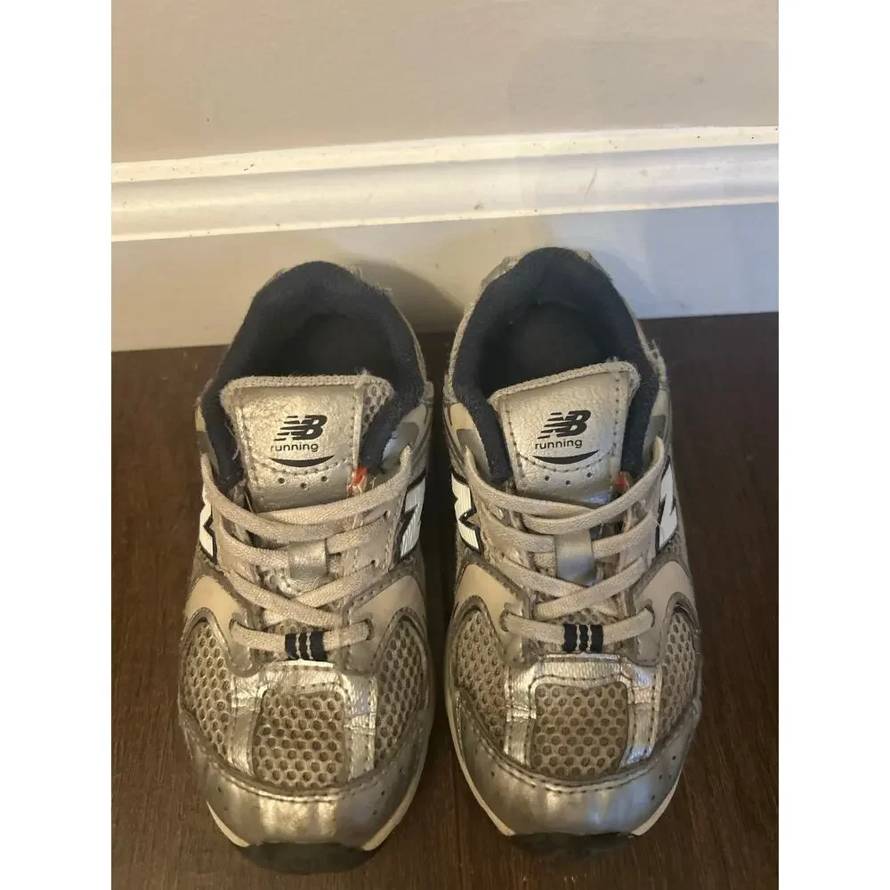 New Balance 530 Toddler Shoes Sz 10 Silver Grey Athleisure Back To School Play